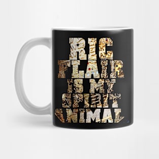 Ric Flair is my Spirit Animal - Big Gold Mug